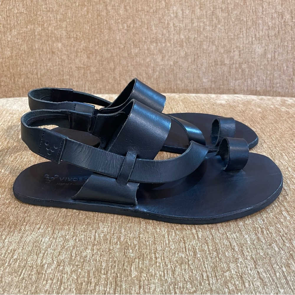 Vivobarefoot Opanka Sandal Women’s Black Leather US 9 EU 40 #barefoot #ZeroDrop